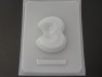 8003 Number Three 3 Large Chocolate or Hard Candy Mold